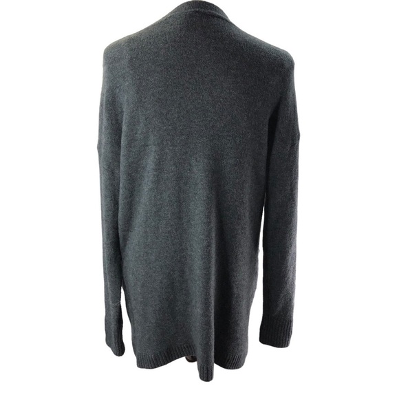 J.Crew Oversized Slouchy Cardigan Sz XXS Grey Wool Alpaca Pockets Knit Sweater - Picture 5 of 8